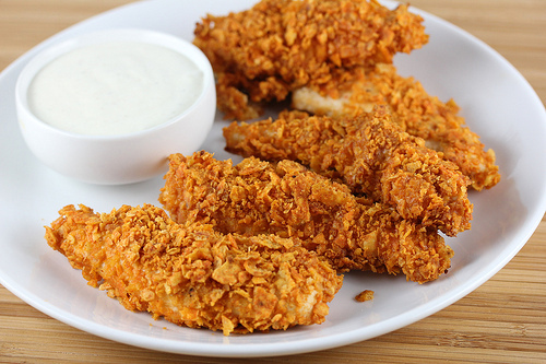 Chicken Strips becomes popular here in the United States.
