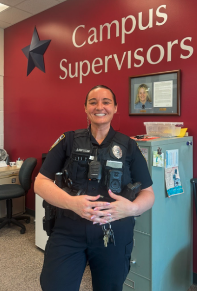 Officer Quattrocchi is ready to support students and help keep our school safe. She’s standing in her office, where students can easily stop by if they need support or simply share their day. 


 
